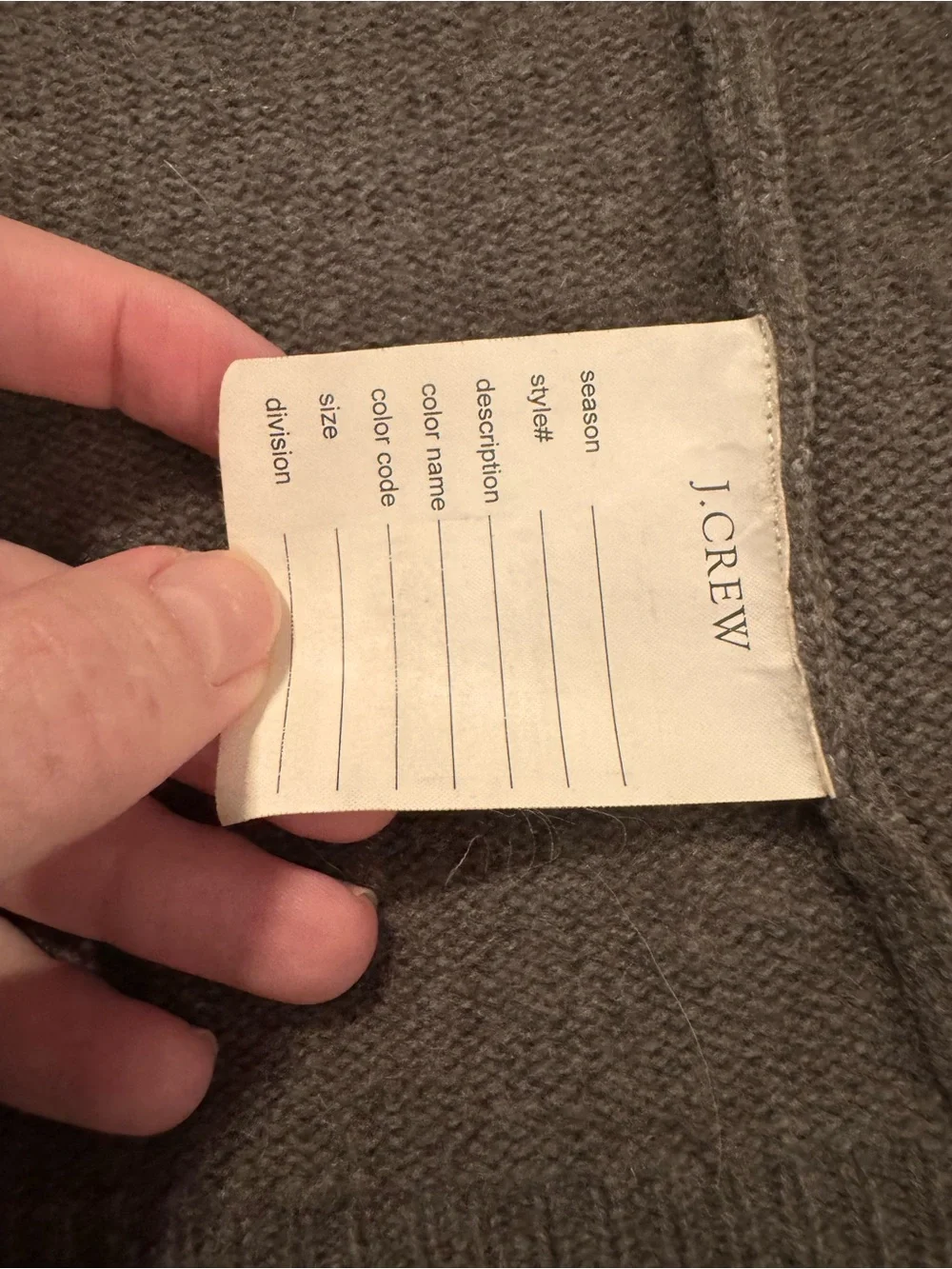 Rare Vintage J.Crew Sample 